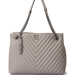 Victoria secret shoulder bag gray